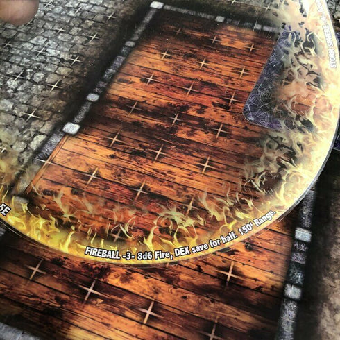 Arcknight Flat Plastic Miniatures - 5E Generic Spell Effects 2.0 (3 pages)